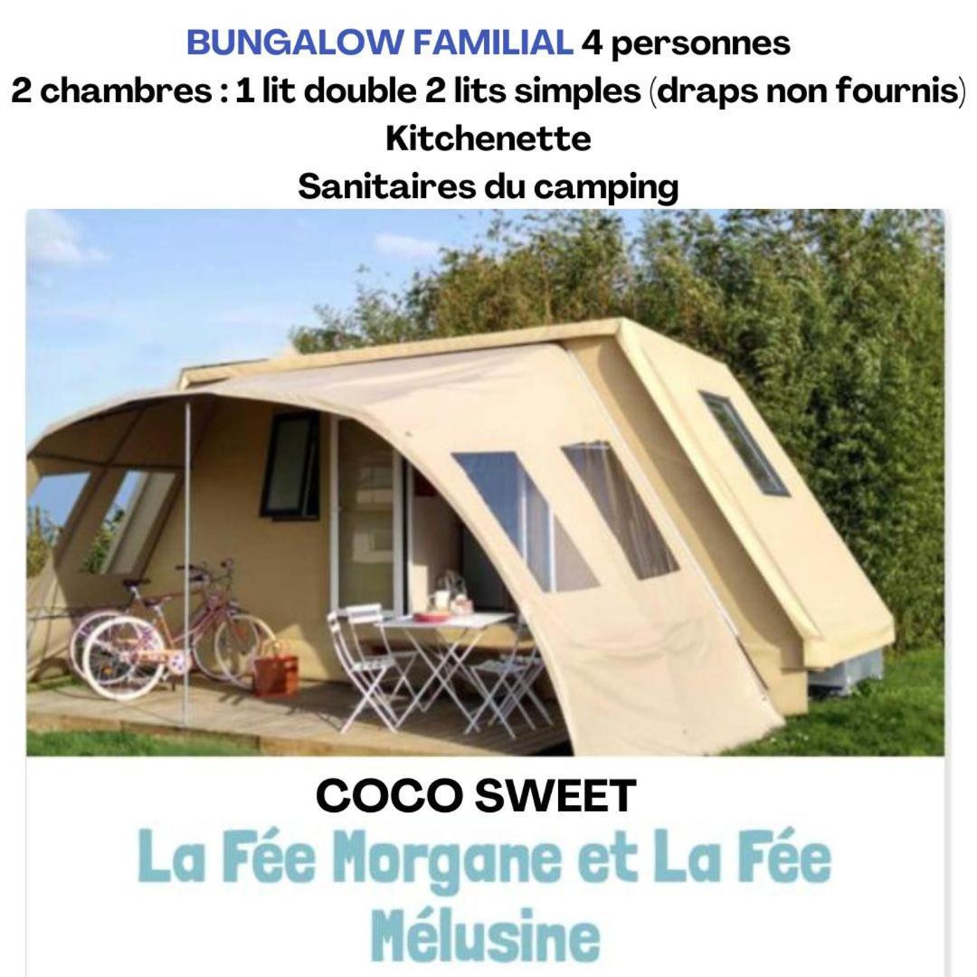 Camping Le Val Aux Fees - Broceliande Concoret Eksteriør billede