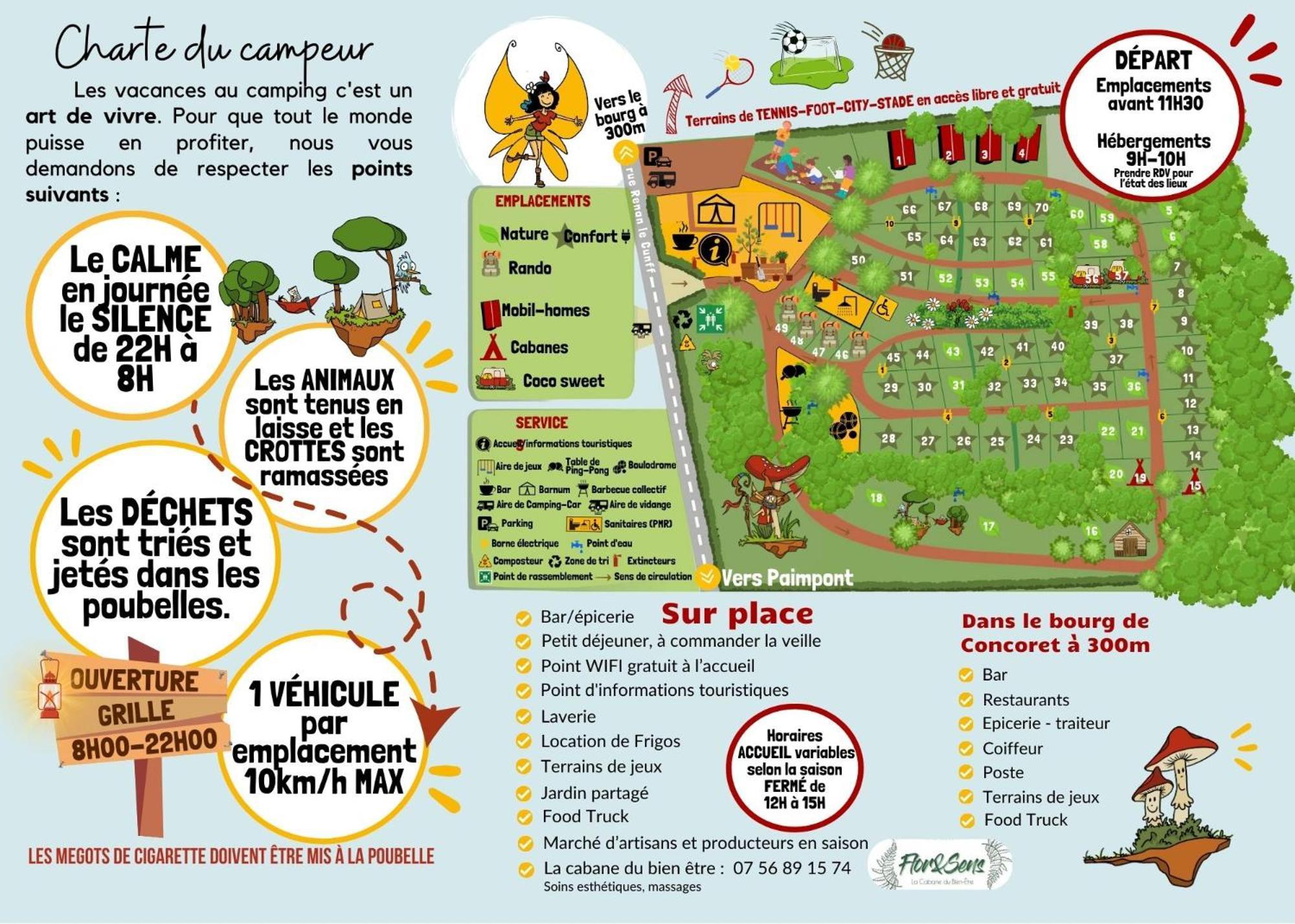 Camping Le Val Aux Fees - Broceliande Concoret Eksteriør billede