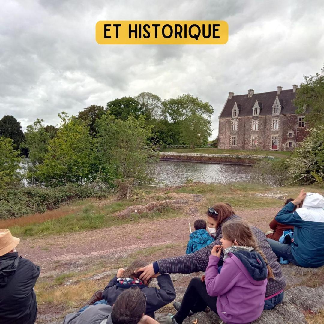Camping Le Val Aux Fees - Broceliande Concoret Eksteriør billede