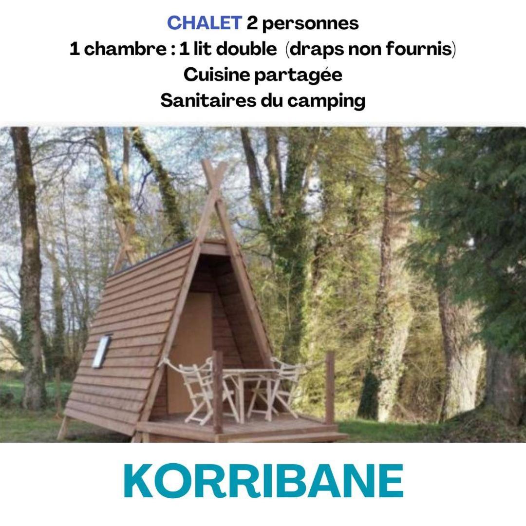 Camping Le Val Aux Fees - Broceliande Concoret Eksteriør billede